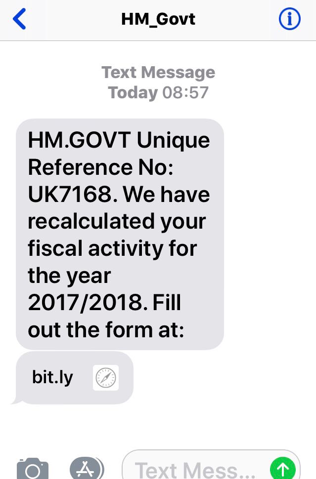HMRC Scam 20180824